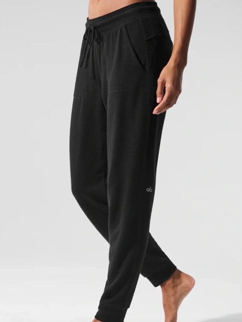 Alo Yoga Black Soho Sweatpant
